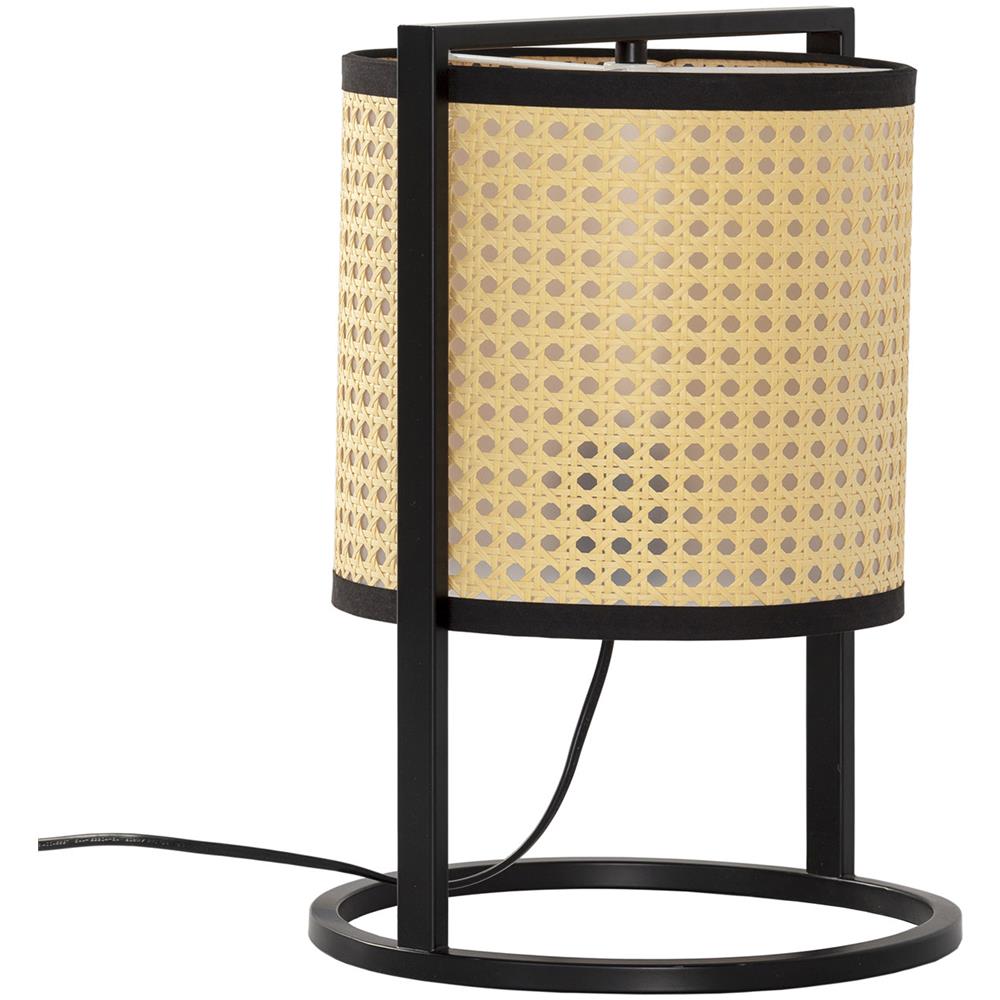 Lampada Da Tavolo Ukara In Rattan Sintetico, Diametro 38 Cm - Foto 1