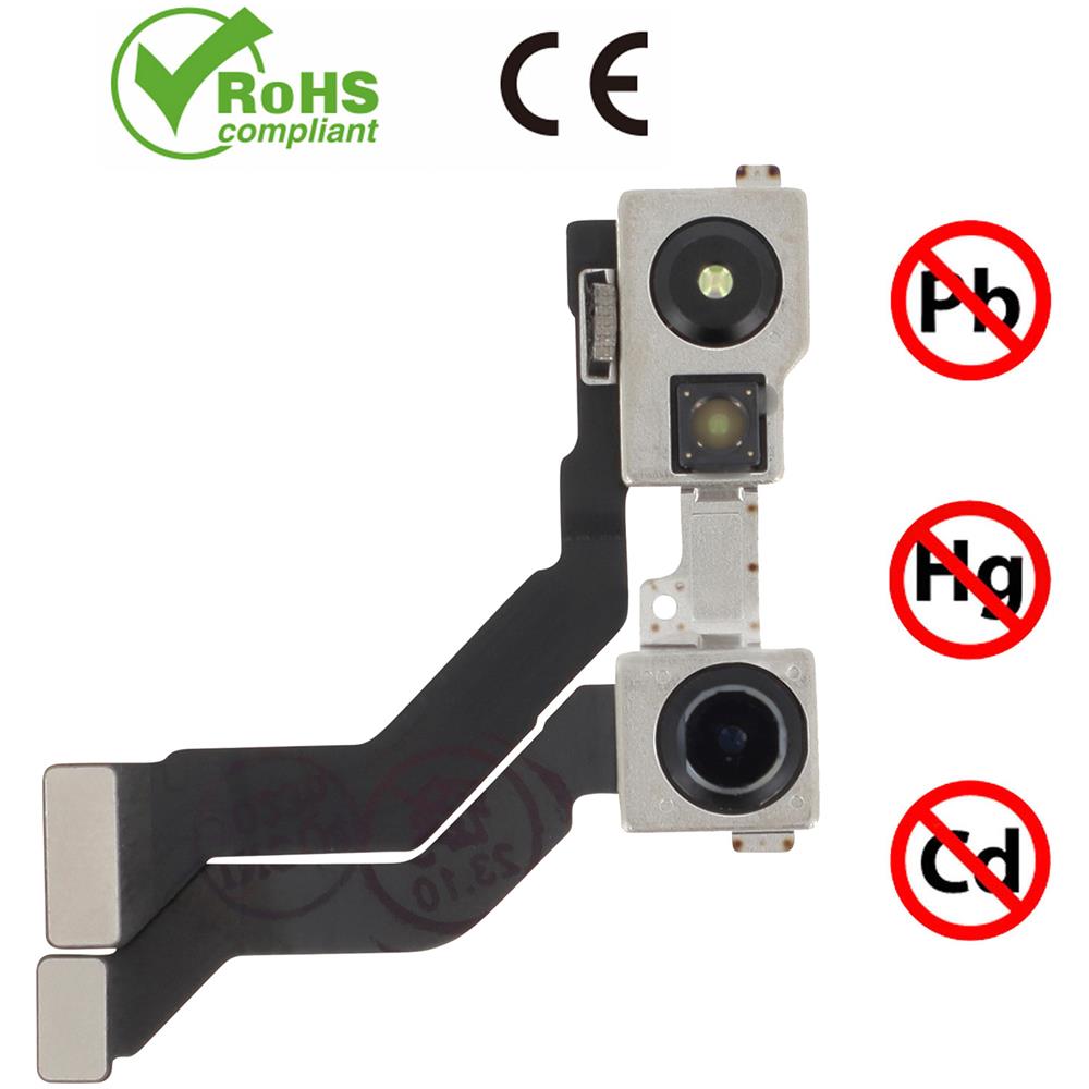 Fotocamera Frontale Per Iphone 13 Mini Sensore Selfie 12mp, Nero - Foto 5