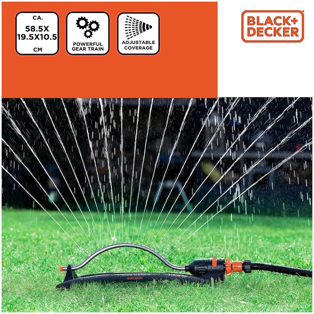 Irrigatore per Prato Girevole con 19 Ugelli Irrigazione da Giardino Oscillante - Foto 2