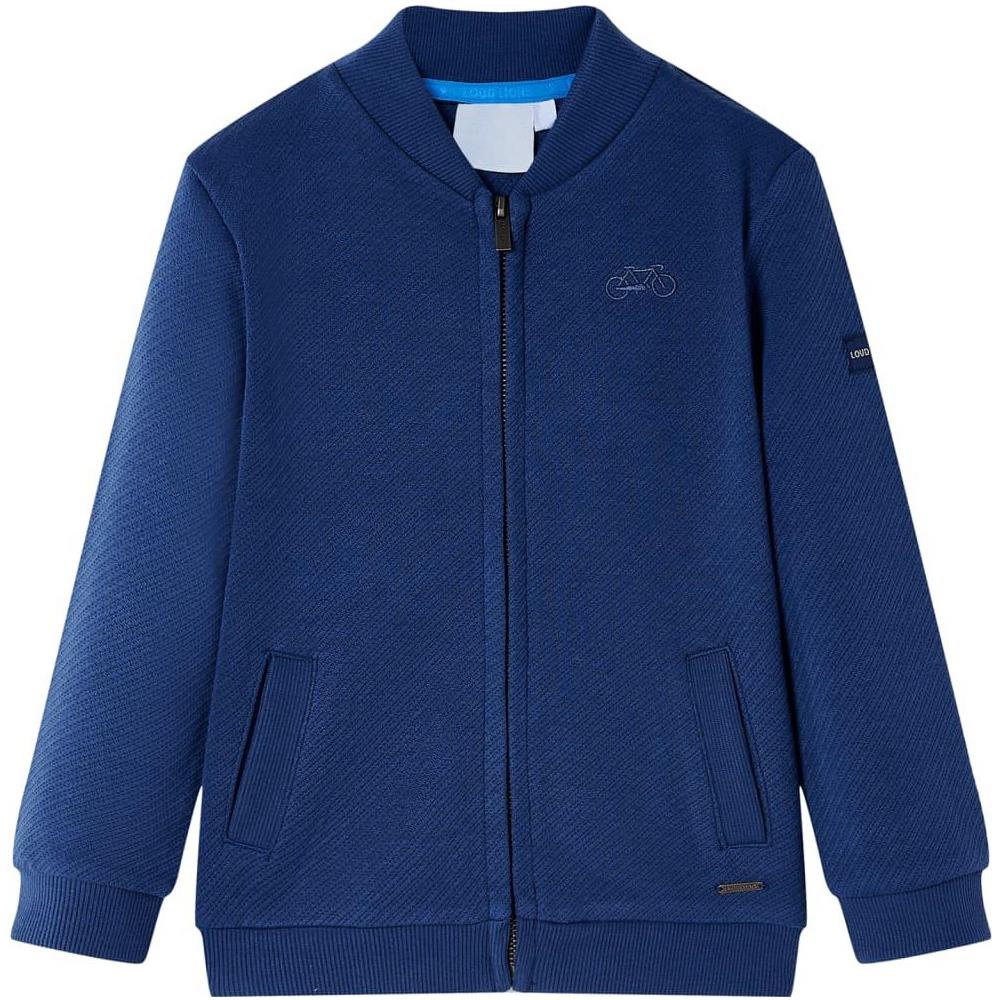 Felpa per Bambini con Cerniera Blu Marino 104 - Foto 1