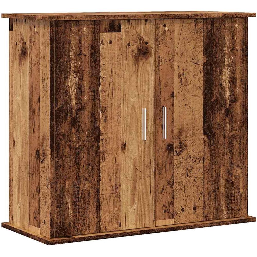 Supporto Acquario 81x36x73 cm in Legno Multistrato Legno Antico - Foto 1