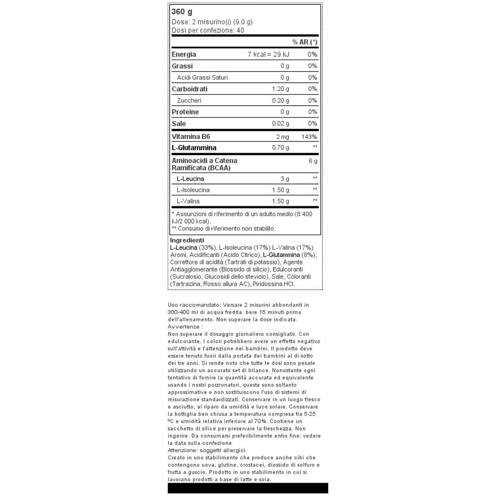 Bcaa Flash Zero 360 G - - Bcaa, Amminoacidi - Mela Verde - Foto 2