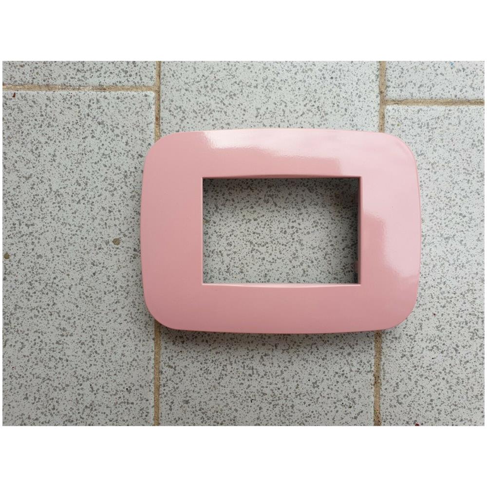 Placca Placchetta Placchette Compatibili Per Serie Axolute Colorate - Rosa 3 - Foto 1