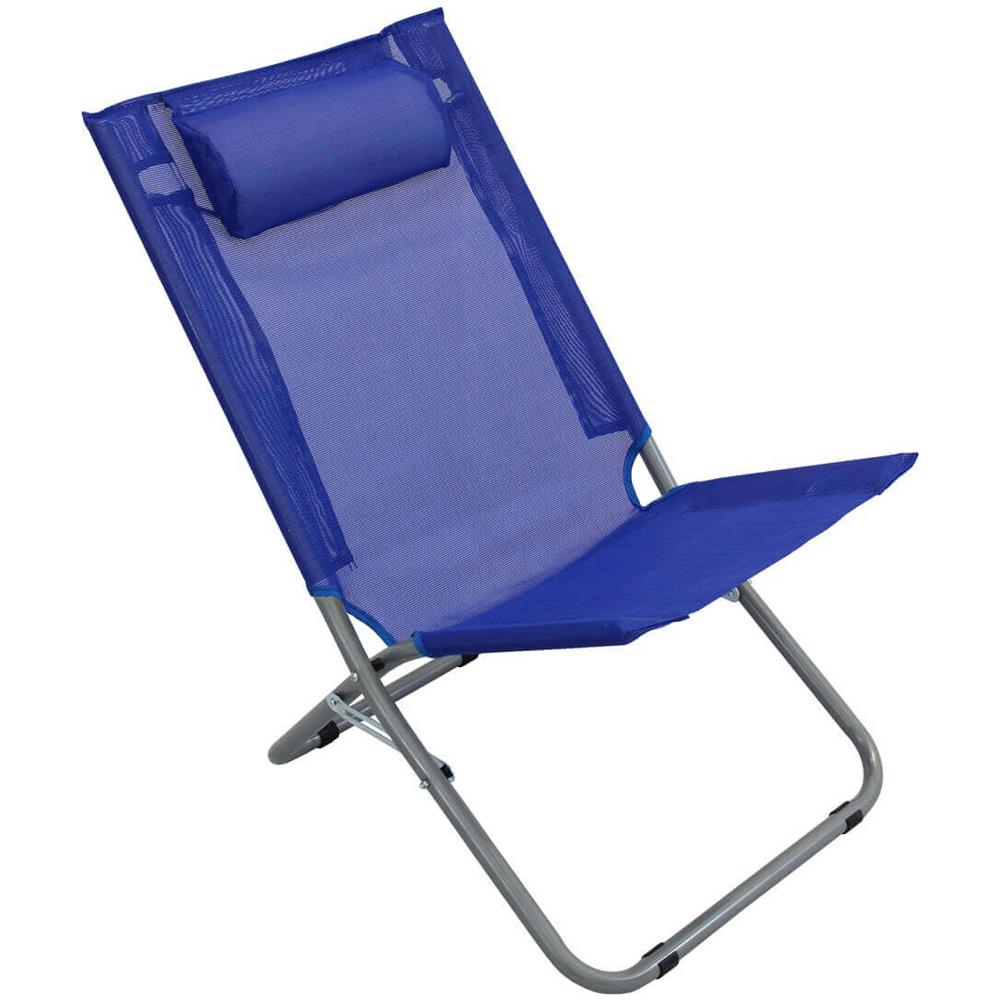 Spiaggina Mare Prendisole Pieghevole Colore Casuale Cm 190 X 57 X 98 H - Foto 1