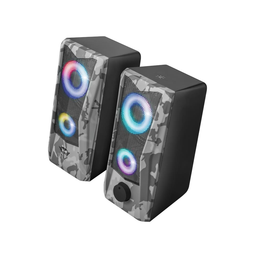 Set di Altoparlanti GXT 606 Javv 2.0 Illuminazione RGB Colore Nero e Grigio - Foto 2