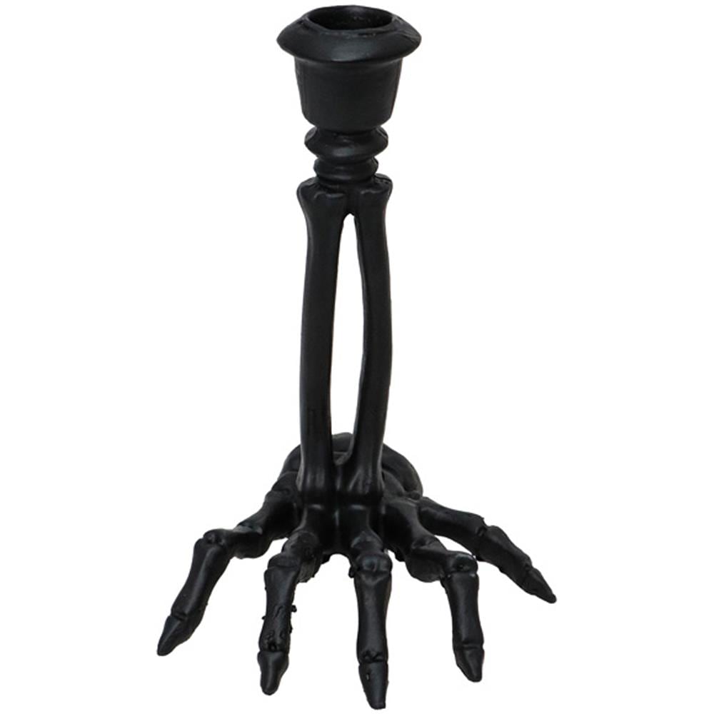 Chaks - Candelabro Scheletro In Resina 16 Cm - Foto 1