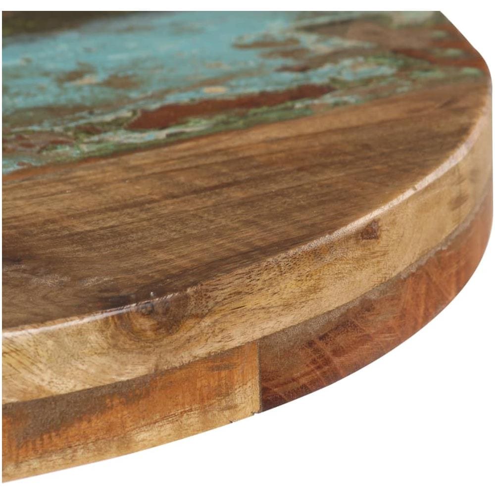 Tavolo Da Bistrot Rotondo ?50x75 Cm Legno Massello Di Recupero - Foto 3