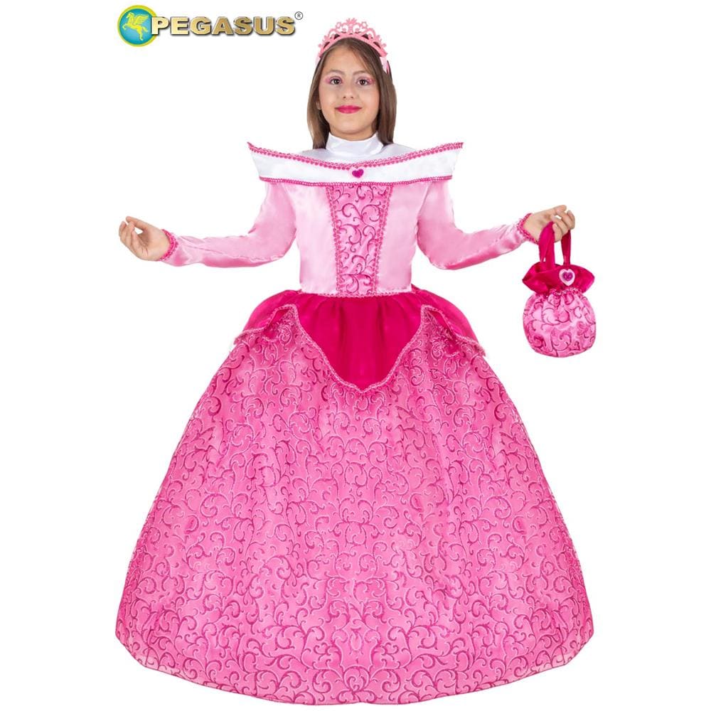 Costume Principessa Aurora Tg. 8/9 Anni Carnevale Pegasus - Foto 1