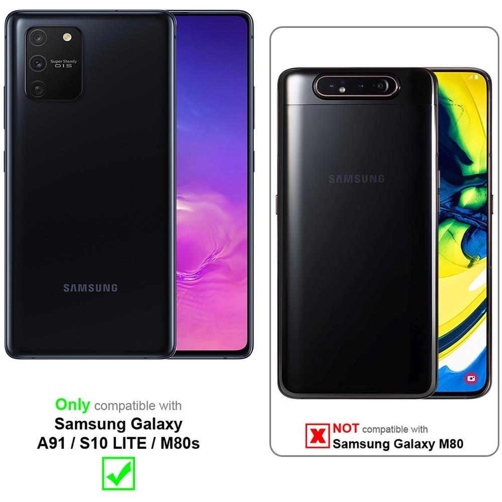 Custodia Compatibile Con Samsung Galaxy A91 / S10 Lite / M80s In Liquid Verde - Coperchio Protettivo In Silicone Tpu Flessibile - Foto 2