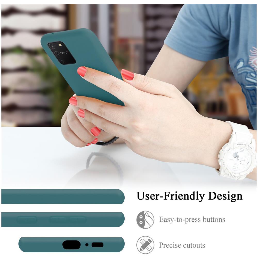 Custodia Compatibile Con Samsung Galaxy A91 / S10 Lite / M80s In Liquid Verde - Coperchio Protettivo In Silicone Tpu Flessibile - Foto 7