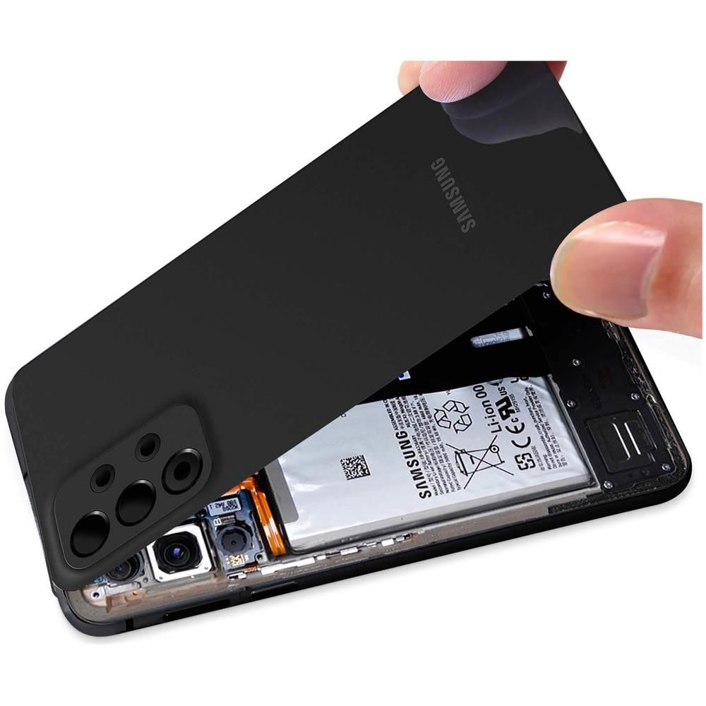 Copribatteria Galaxy A53 5g Originale Awesome Black - Foto 2