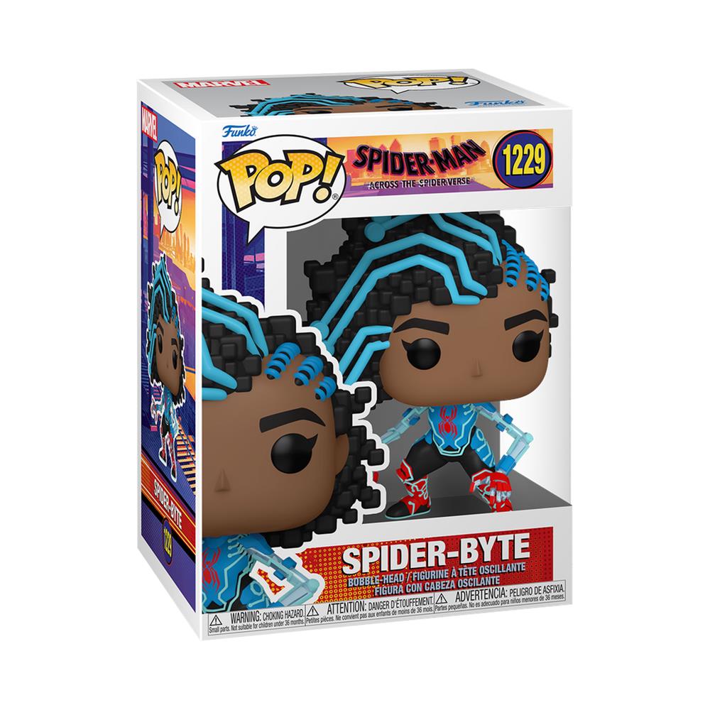 Vinyl Pop! Spider-man Across The Spiderverse Vinyl Figure Spider-byte 9 Cm - Foto 1