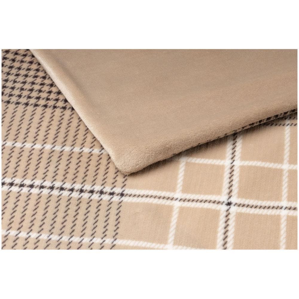 Coperta Elettrica Plaid Riscaldabile Adapto Élégance 150W Colore Beige - Foto 7