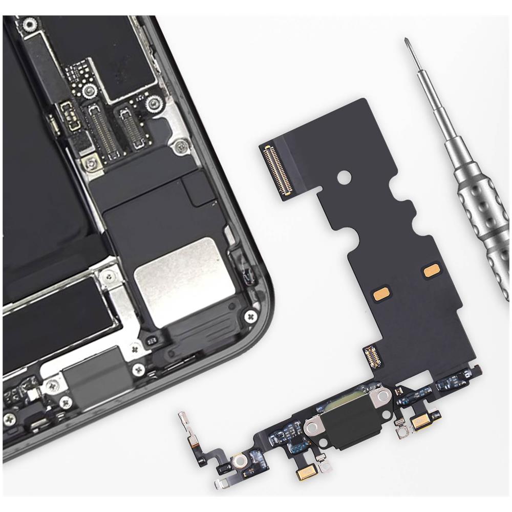 Connettore Di Ricarica Lightning Per Iphone Se 2022 Con Microfono, Nero - Foto 3