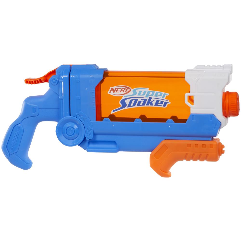 Super Soaker - Flip Fill, soaker con 4 diversi getti d'acqua, riempimento rapido, serbatoio da 887 mm, giochi d'acqua - Foto 1