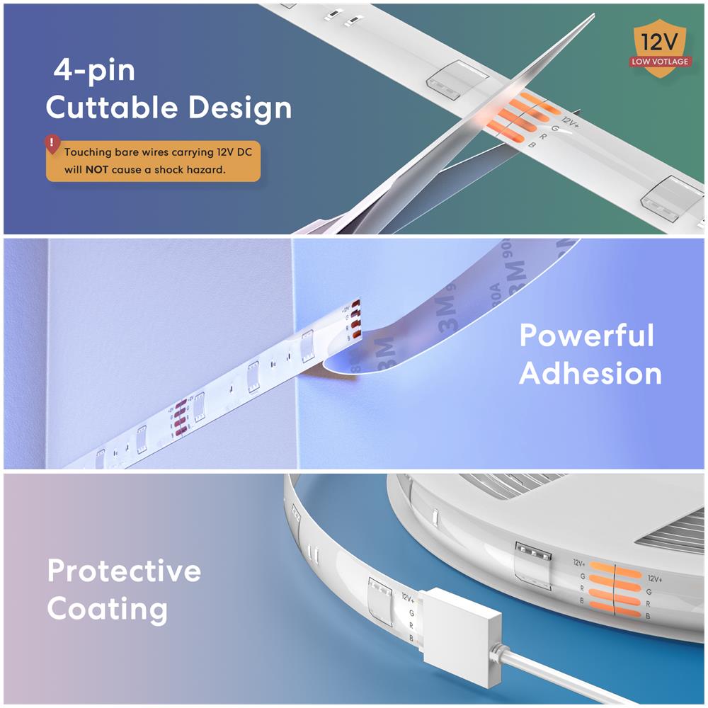 MSL320 striscia luminosa Striscia led universale Interno 5 mm - Foto 2