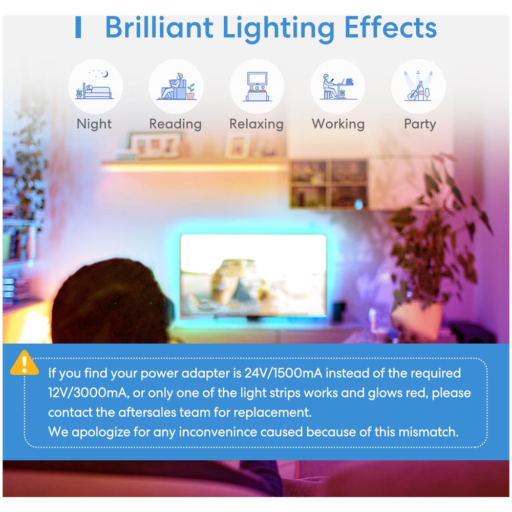 MSL320 striscia luminosa Striscia led universale Interno 5 mm - Foto 8