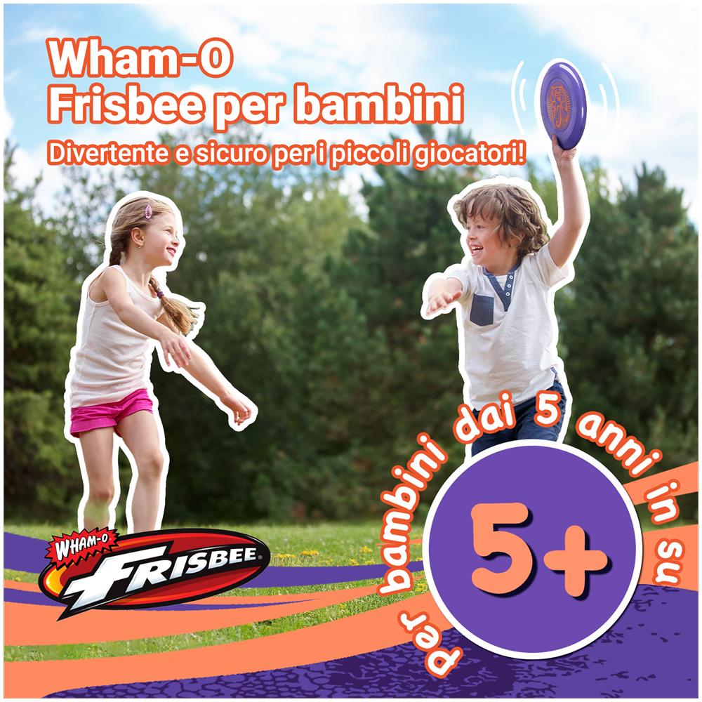 Frisbee Go Disco Volante, 22,86 cm Leggero per Bambini dai 5 Anni in su - 70 g - Foto 1
