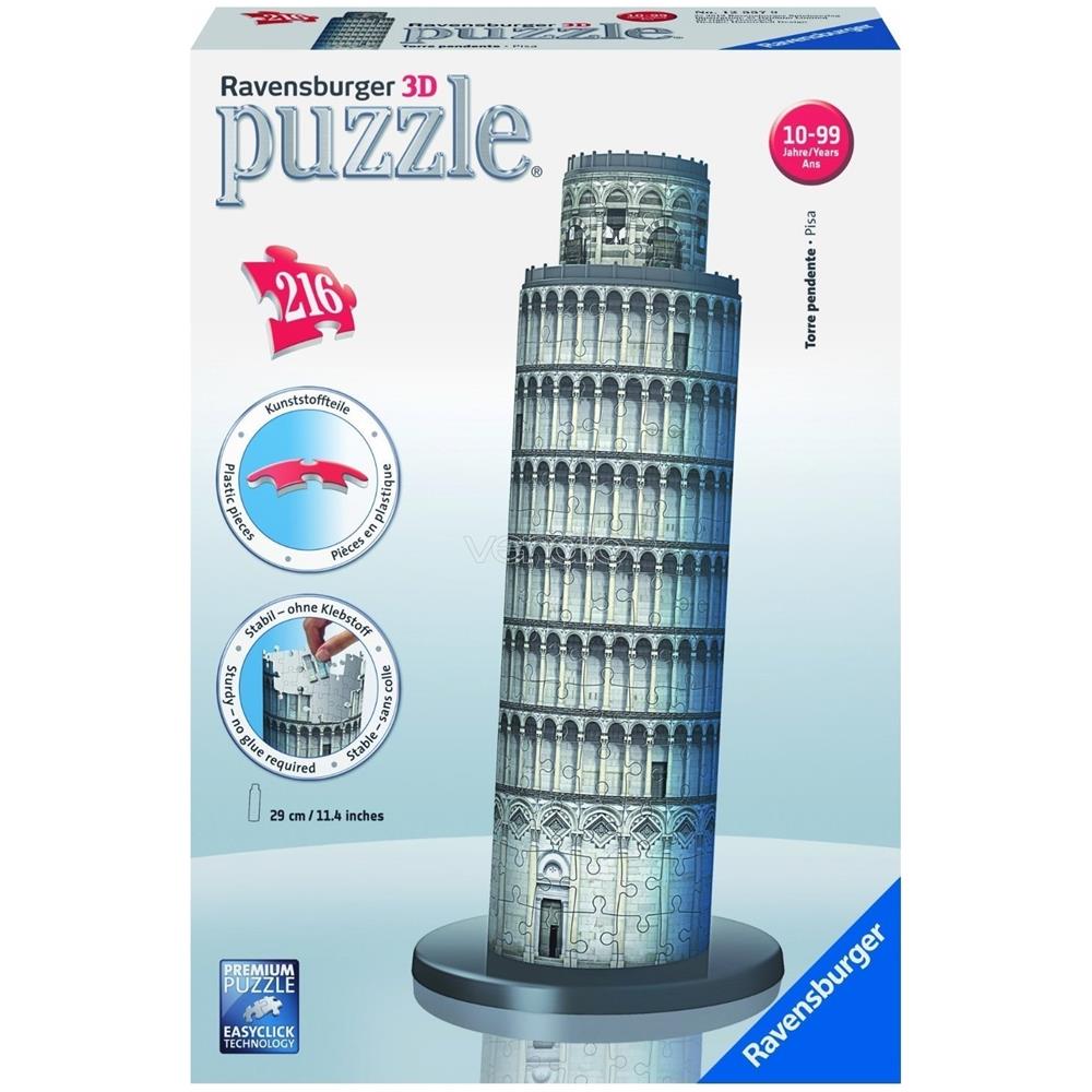 Puzzle 3D Torre Di Pisa 216 pz 19 x 7.5 x 28 cm 12557 - Foto 9