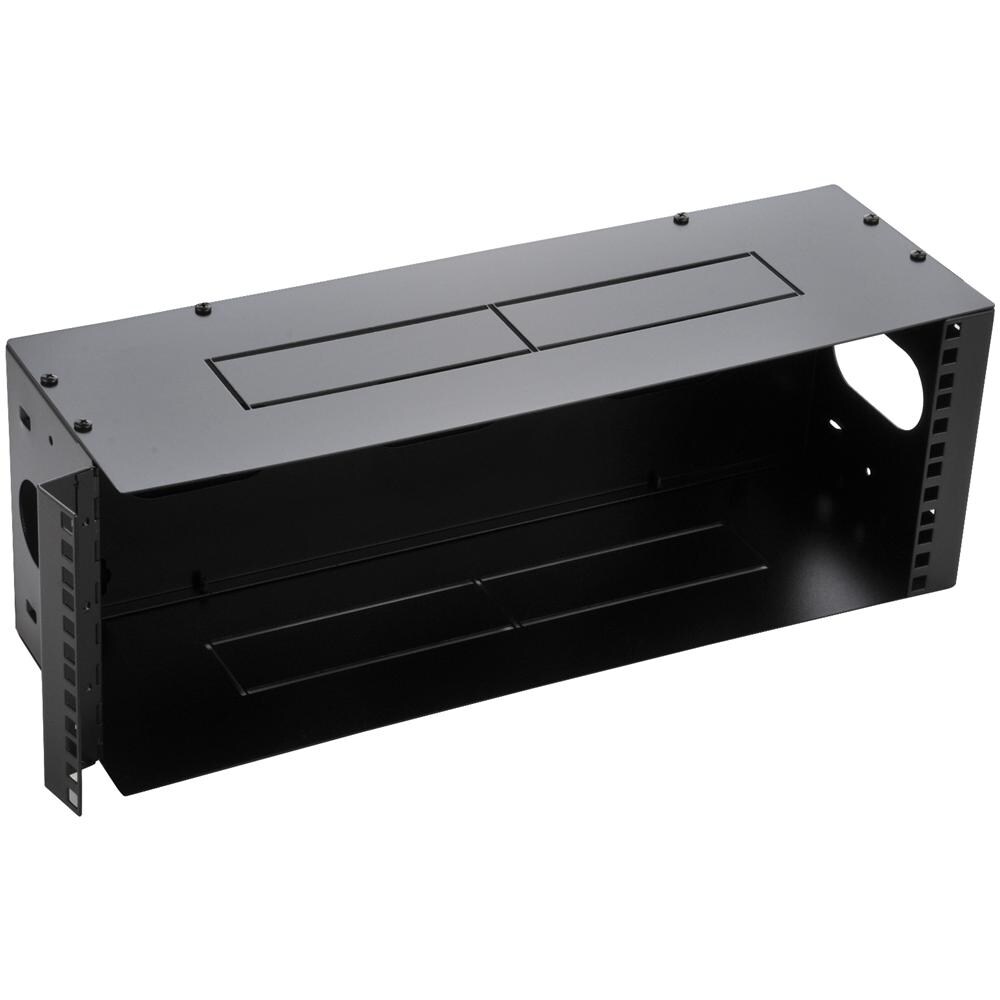 I-CASE EF-1004BK - Staffa di Montaggio da Muro 19'' Easyline 4U con 3 Fori Nero - Foto 4