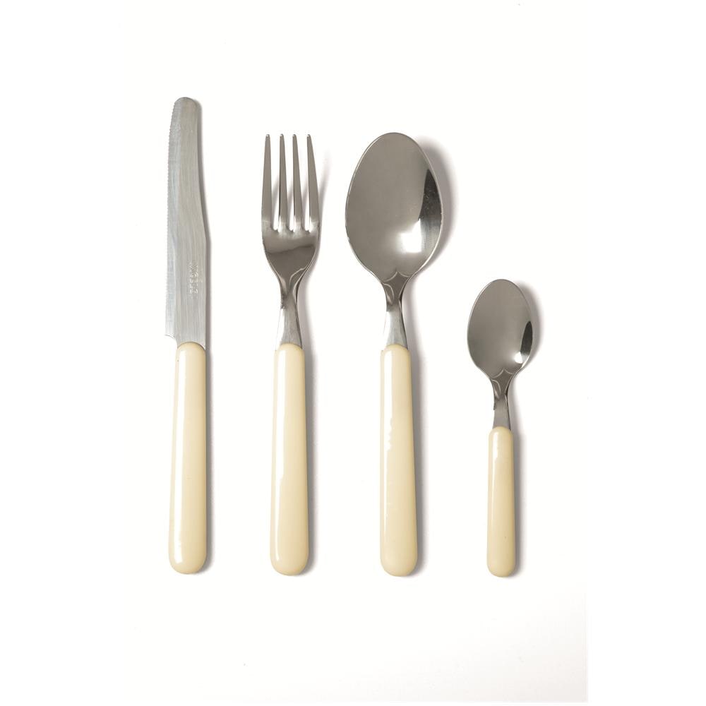 Set 24 posate Fashion crema. - Foto 1