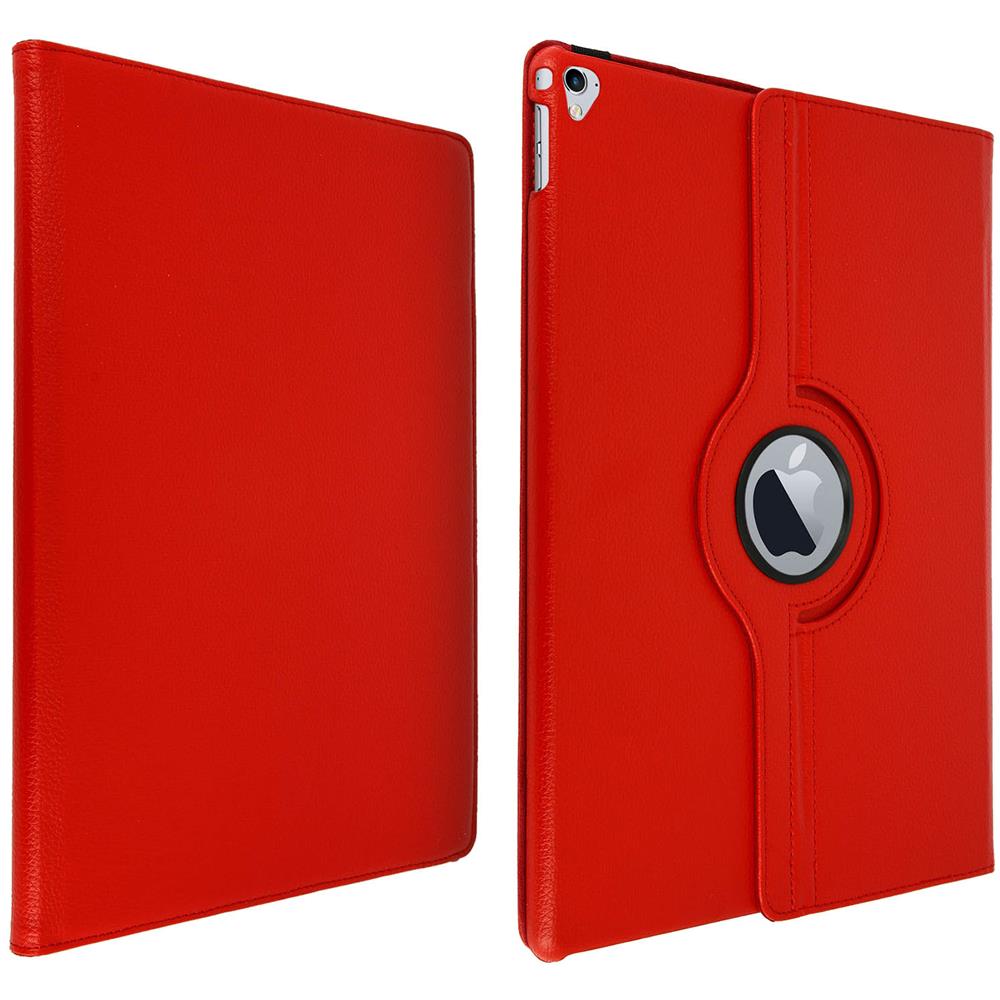 Custodia Stand Girevole 360° Per Apple Ipad Pro 12.9 - Rossa - Foto 1
