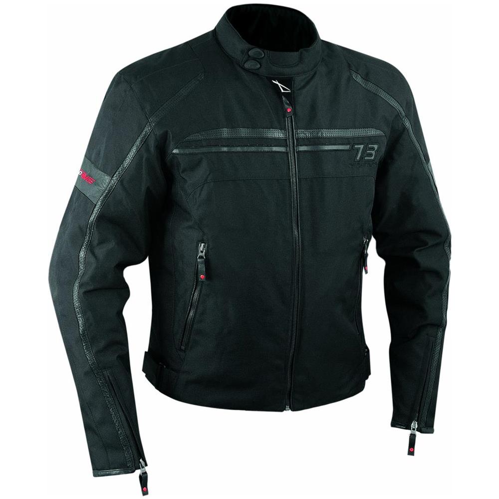 Giacca Moto Sport Custom Impermeabile Sfoderabile Tessuto Cordura Nero L - Foto 1