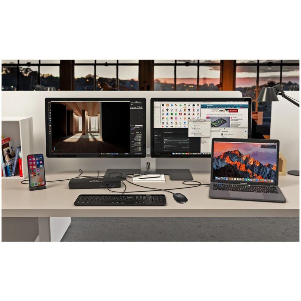 Docking Station Universale Thunderbolt 3 5x USB-A / 1x HDMI per Doppio Display 4K Nero + Power Delivery 85W - Foto 4