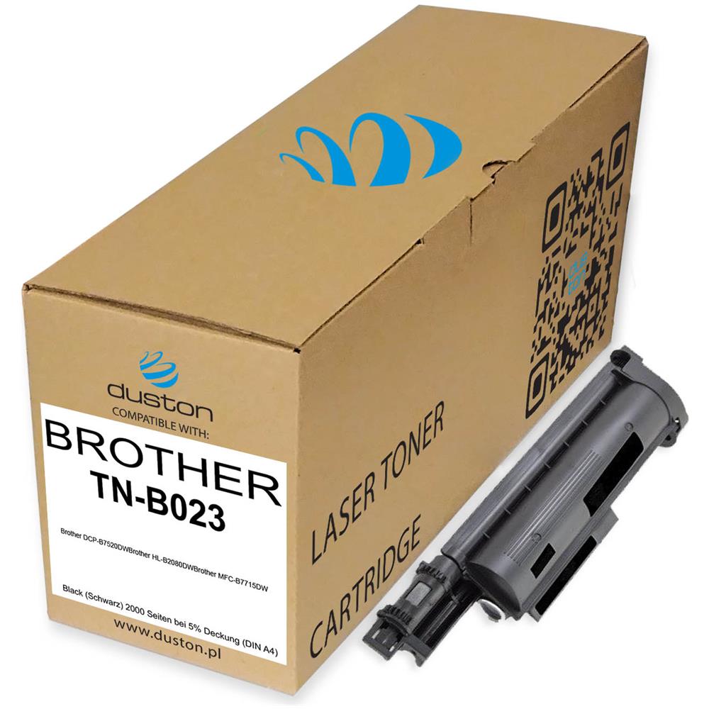 TONER - Tnb023, Tn-b023 Negro Compatible Con Brother Dcp-b7520dw Hl-b2080dw Mfc-b7715dw - Foto 2