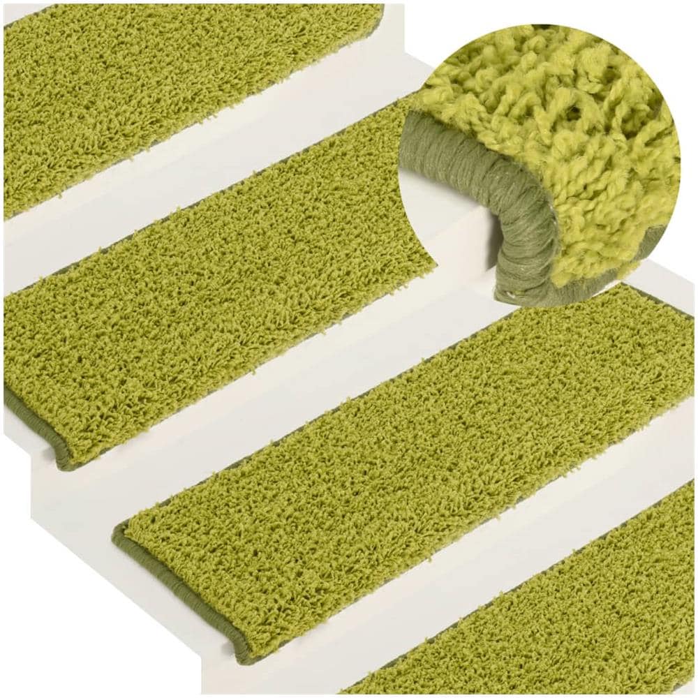 Tappetini Per Scale 15 Pz 65x25 Cm Verdi - Foto 1