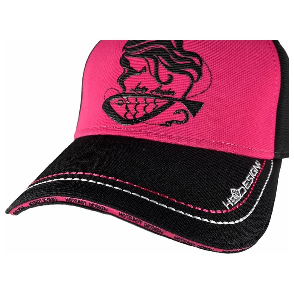Cap Lady Angler One Size Nero / rosa - Foto 3