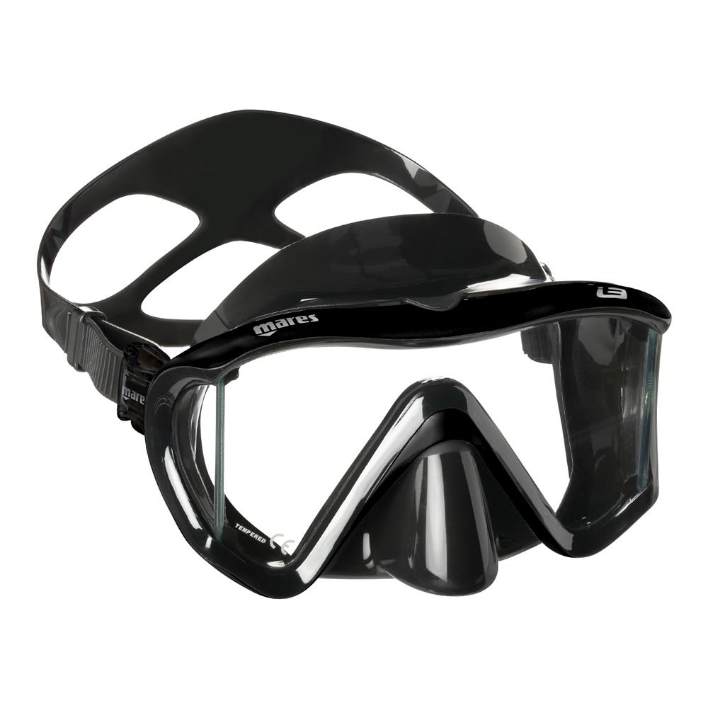 Maschera I3 Sunrise Trasparente Nero - Foto 1
