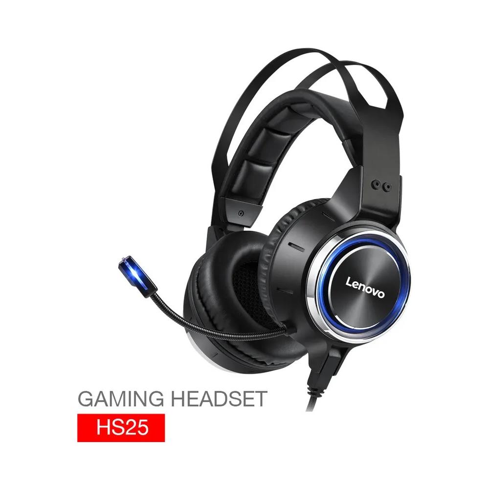 Cuffie Lenovo Gamer Hs25 Con Microfono Nero - Foto 1