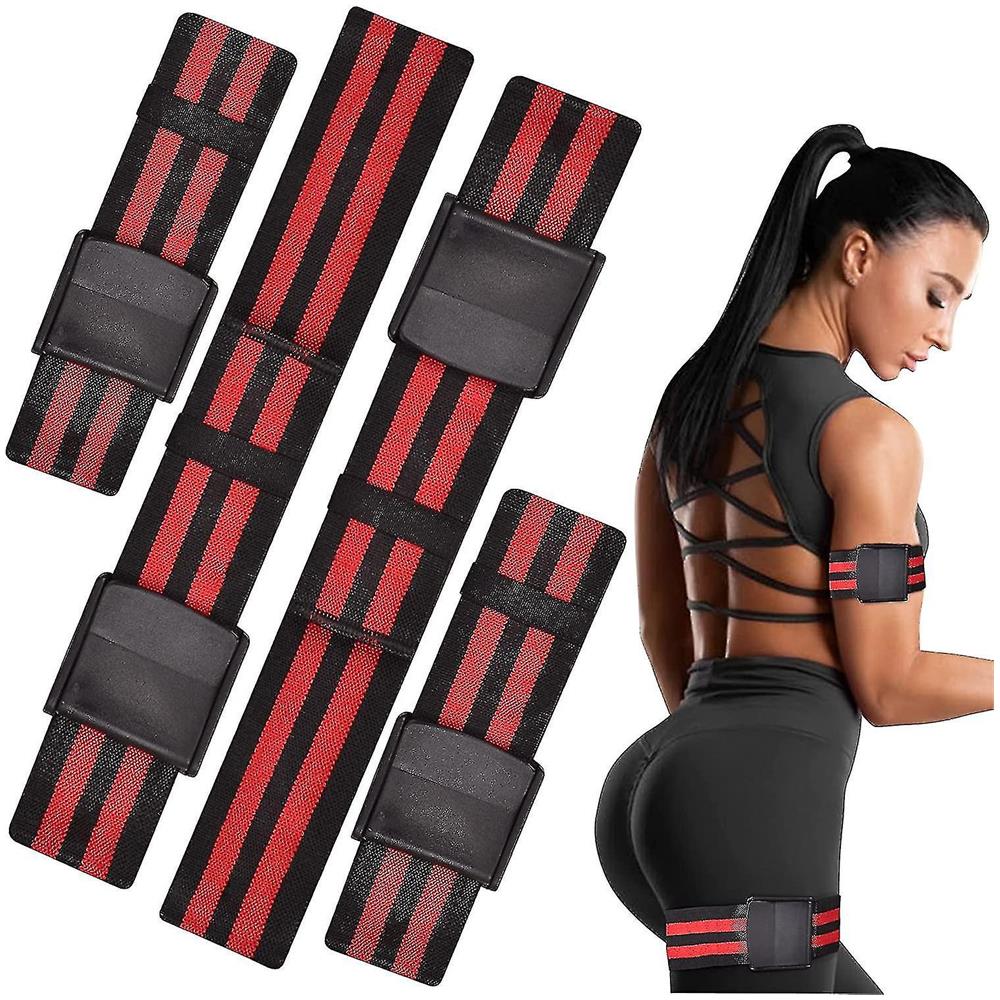 Bande Elastiche Di Resistenza Per Allenamento Baseball E Softball - Set Con 4 Fasce, Cinghie E Ancoraggio Per Porta Per Riscaldamento E Potenziamento Braccia - 2