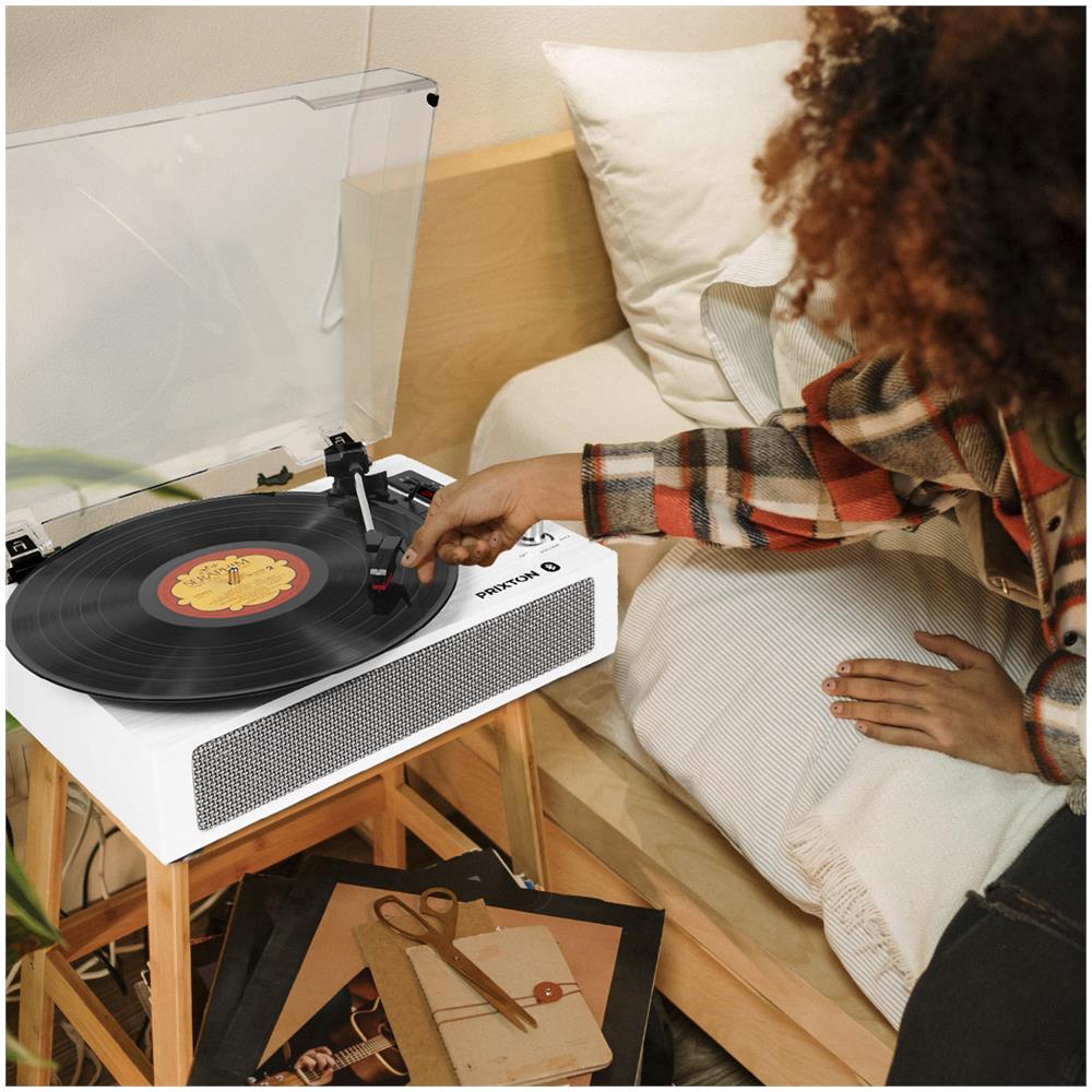 Giradischi Studio Deluxe - Lettore e convertitore di vinile tramite Bluetooth, USB, SD, Radio - Foto 2