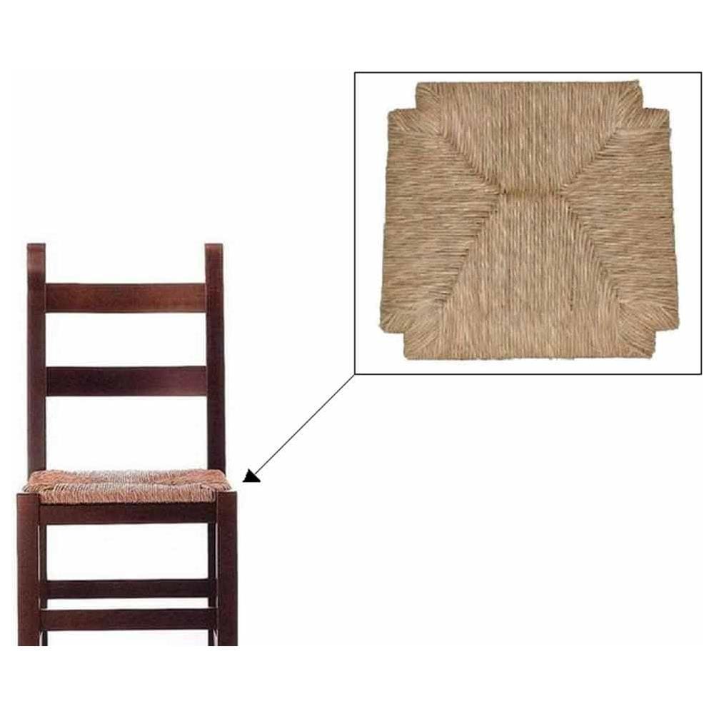 Sedile In Paglia Palustre Per Sedia Taverna 40x40 - Foto 2