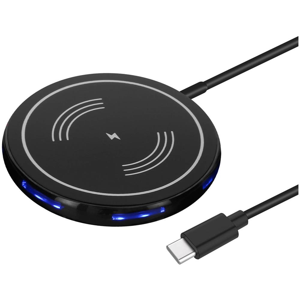 Caricatore Magsafe Iphone Potenza 15w Carica Rapida Indicatori Led Nero - Foto 5