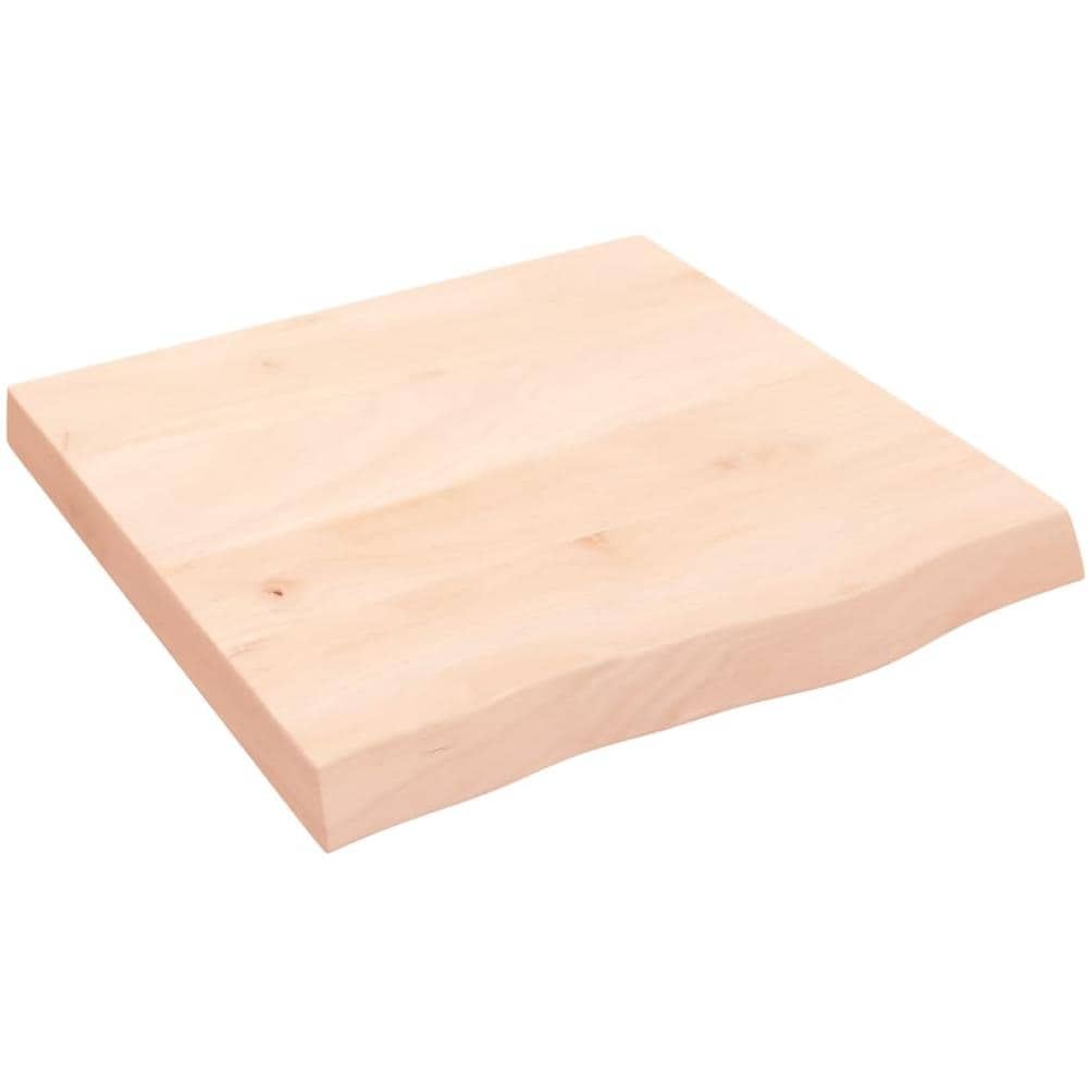 Piano per Tavolo 60x60x (2-6) cm in Rovere Massello Non Trattato - Foto 2