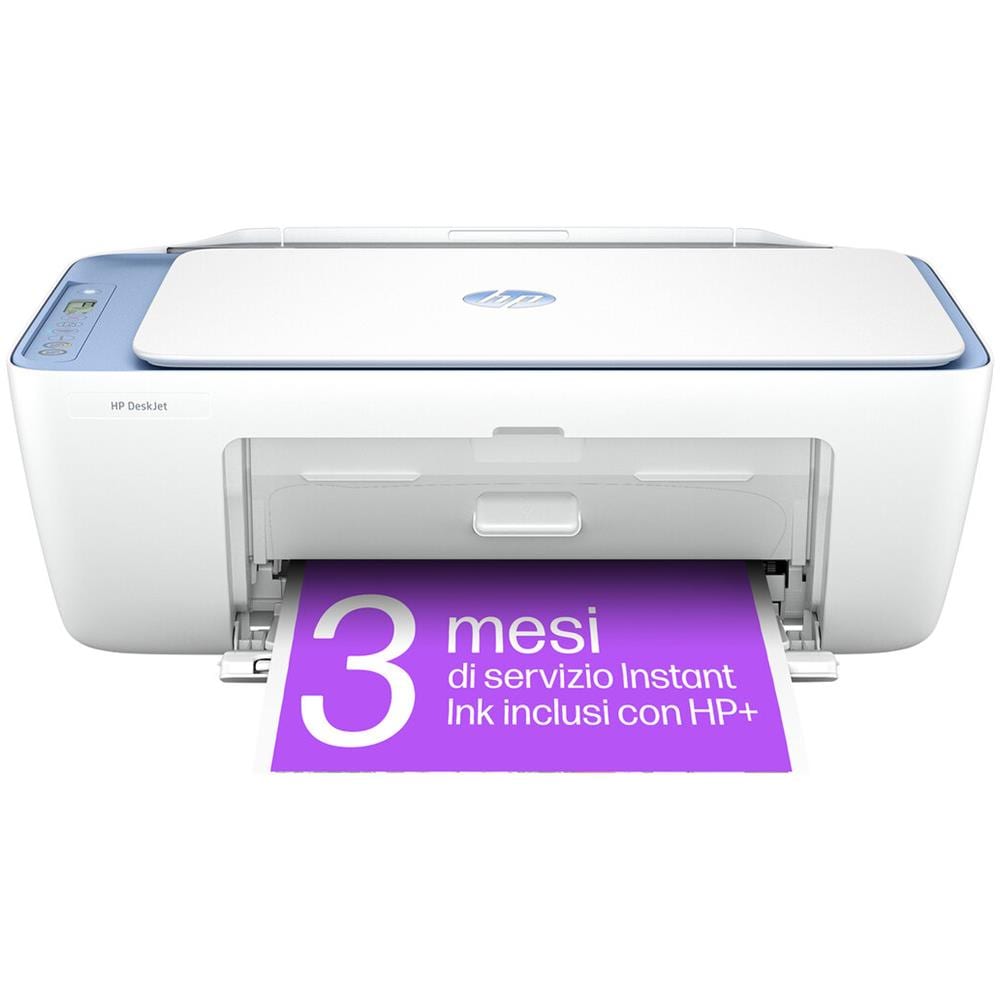 Stampante Multifunzione DeskJet 2822e 1200 DPI Getto Termico D'inchiostro Stampa a Colori Copia Scansione A4 Wi-Fi / USB Colore Blu - Foto 2