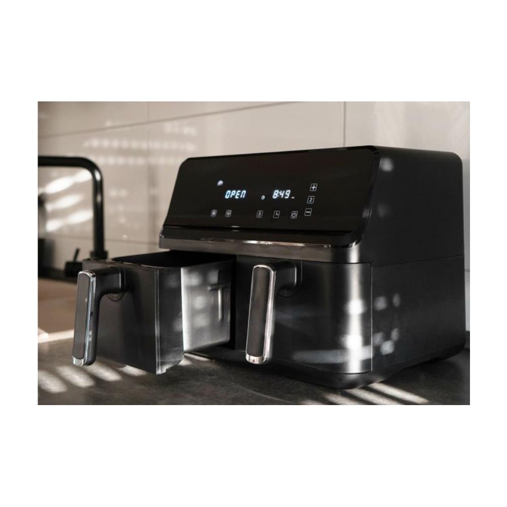Friggitrice ad Aria FR 3804 H Doppia Capacità 8 L 2700 W Colore Nero - Foto 5