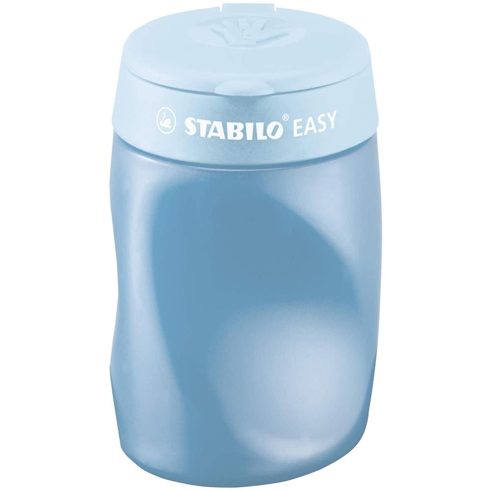 EASYtemperino - Temperamatite Ergonomico - per Mancini - Confezione da 3 - Azzurro - Foto 1