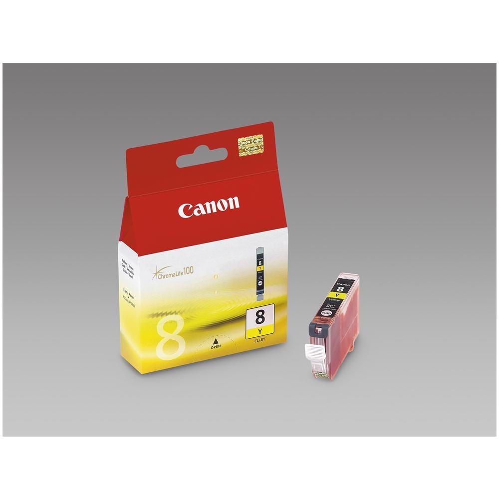 CLI-8Y Cartuccia Ink Originale Gialla per PIXMa iP3500 / iP4500 Capacità 530 Pagine - Foto 1