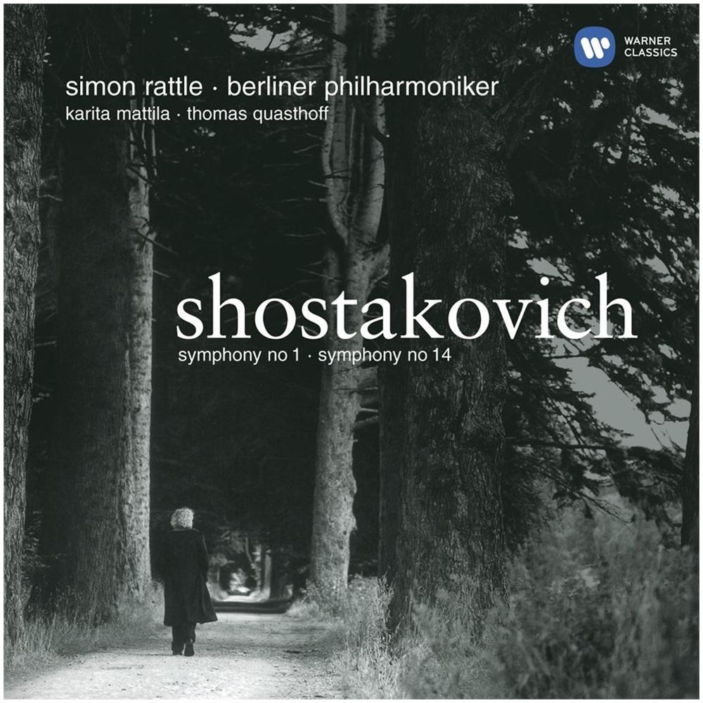 Shostakovich - Symphonies Nos. 1 & 14 - Sir Simon Rattle (2 Cd)  - Foto 1