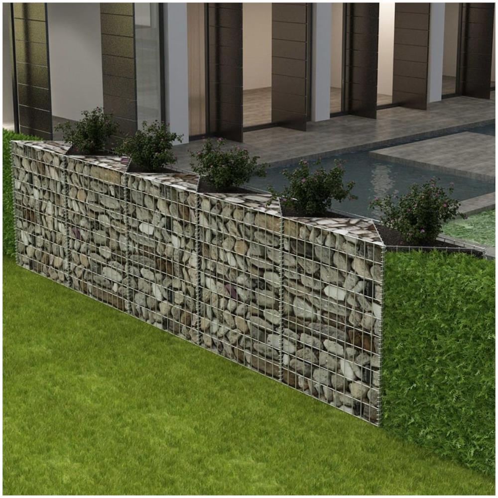 Gabbione in Rete / Fioriera / Orto Rialzato Acciaio 300x30x100 cm - Foto 1