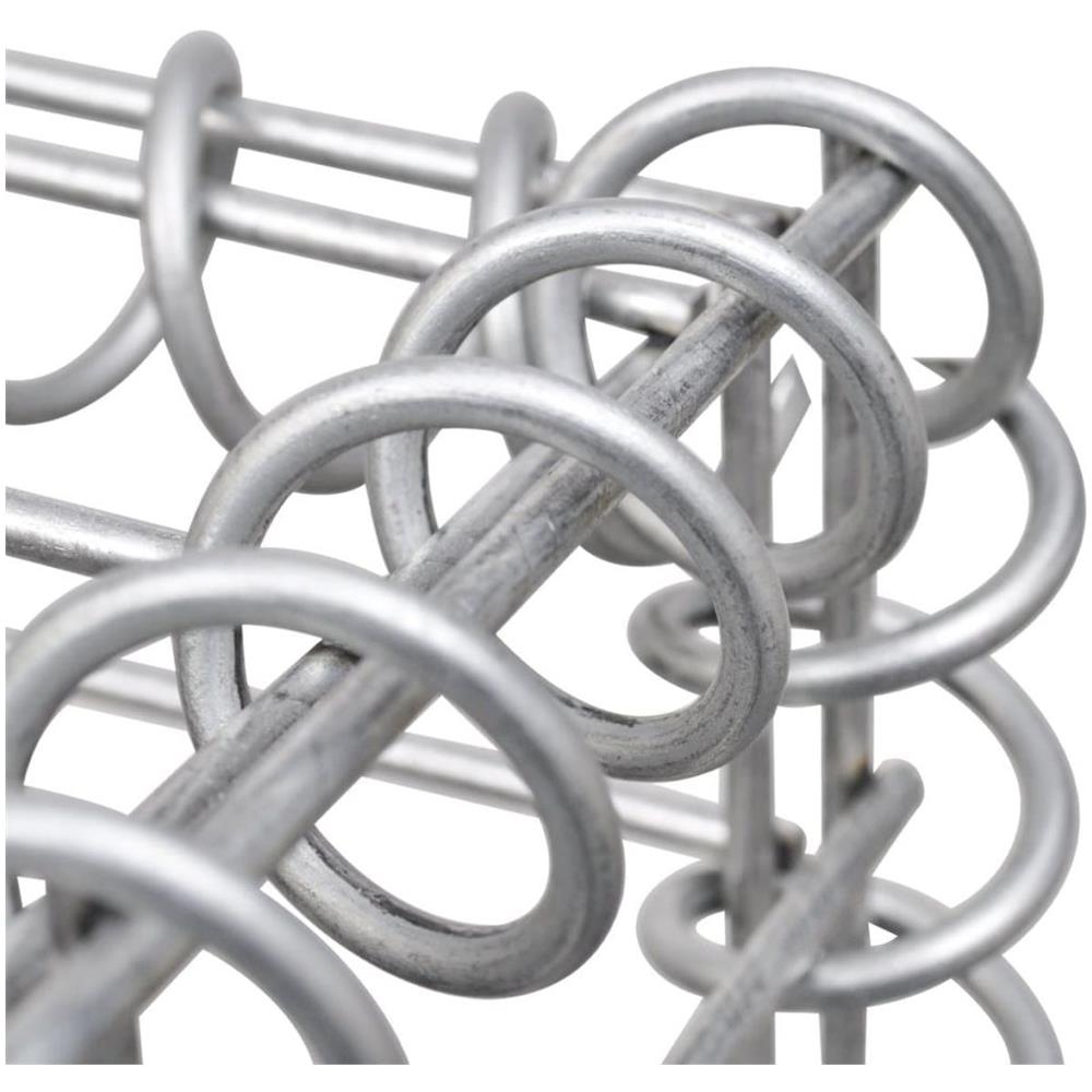 Gabbione in Rete / Fioriera / Orto Rialzato Acciaio 300x30x100 cm - Foto 5