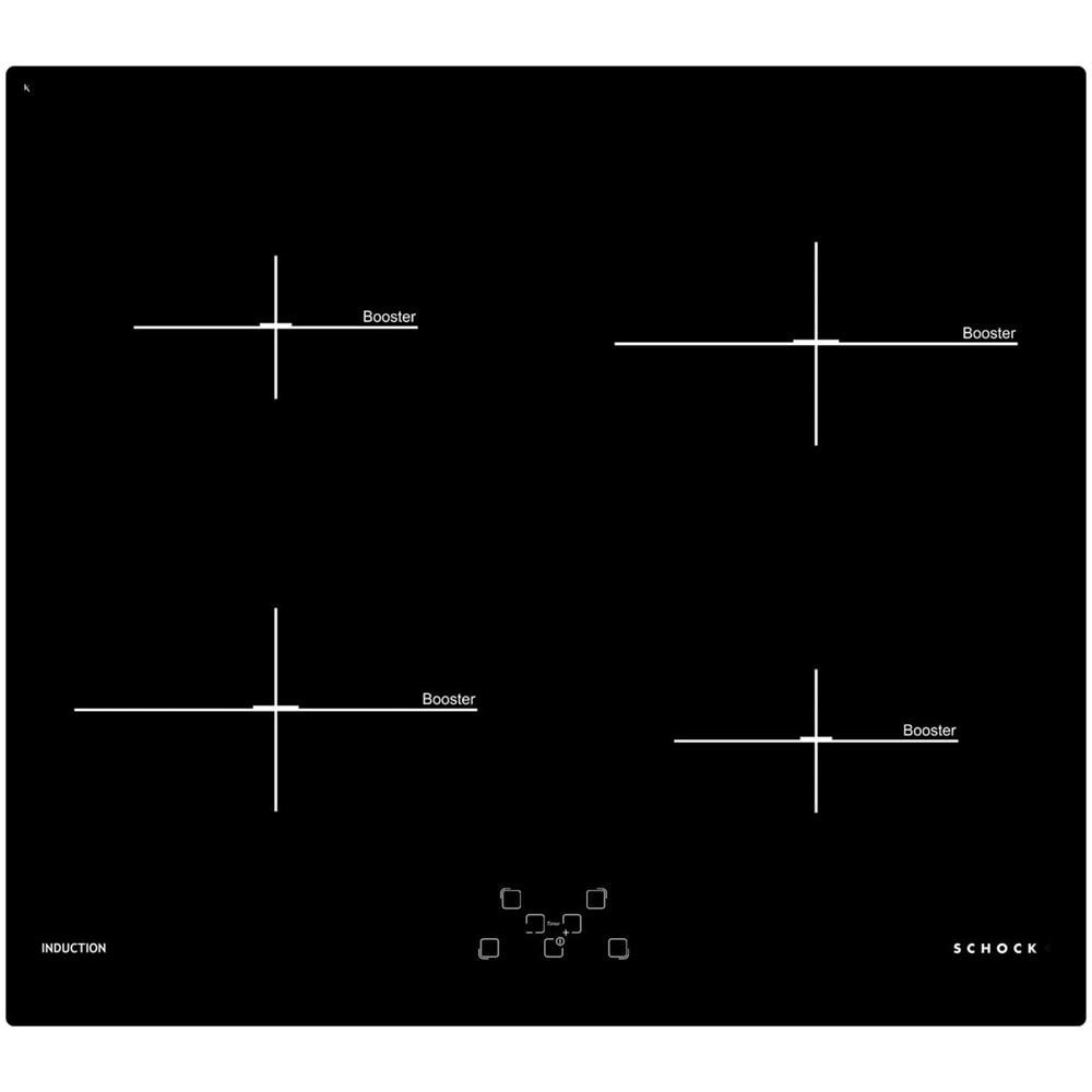 Piano Cottura STI64L a Induzione 4 Zone Cottura da 60 cm Colore Nero - Foto 1