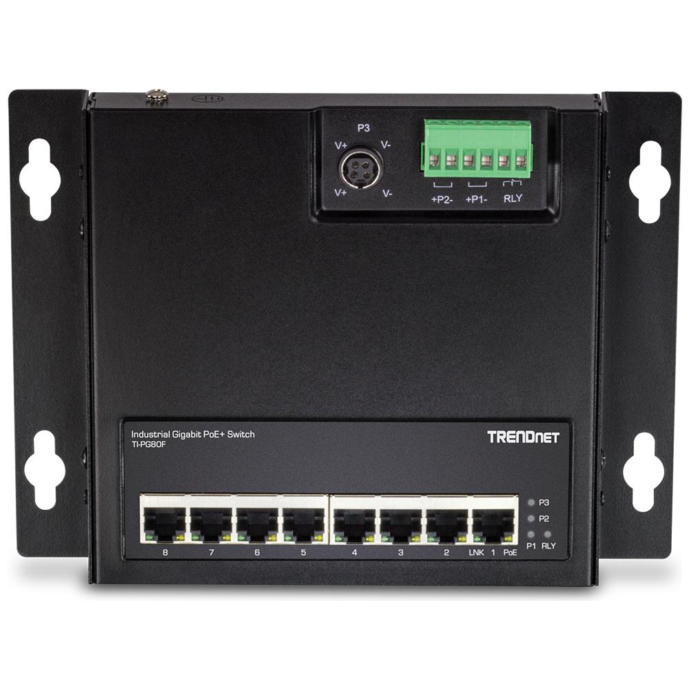 8-port Industrial Gigabit Poe+ Wall-mount Front Access Switch In - Foto 2