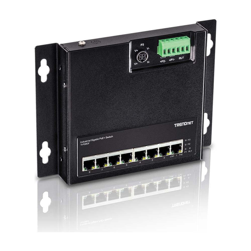 8-port Industrial Gigabit Poe+ Wall-mount Front Access Switch In - Foto 5