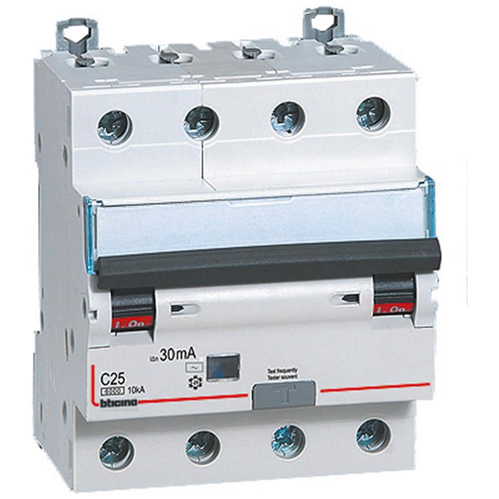 Interruttore Magnetotermico Differenziale 4p 25a 30ma Tipo Ac 6ka 4 Moduli - Foto 1