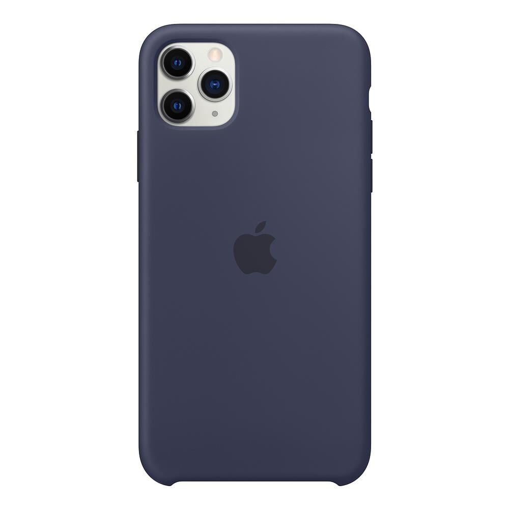 Custodia In Silicone Per Iphone 11 Pro Max - Blu Notte - Foto 7